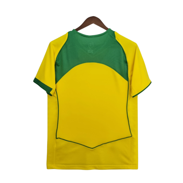 Camisa Brasil Titular 2004 - Versão Retrô Amarela