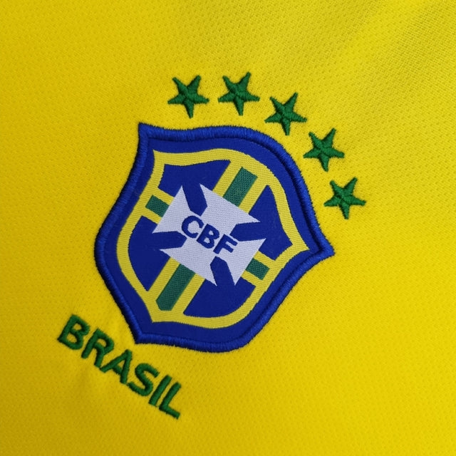 Camisa Brasil Titular 2004 - Versão Retrô Amarela