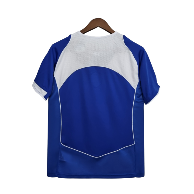 Camisa Brasil Fora 2004 - Versão Retrô Azul