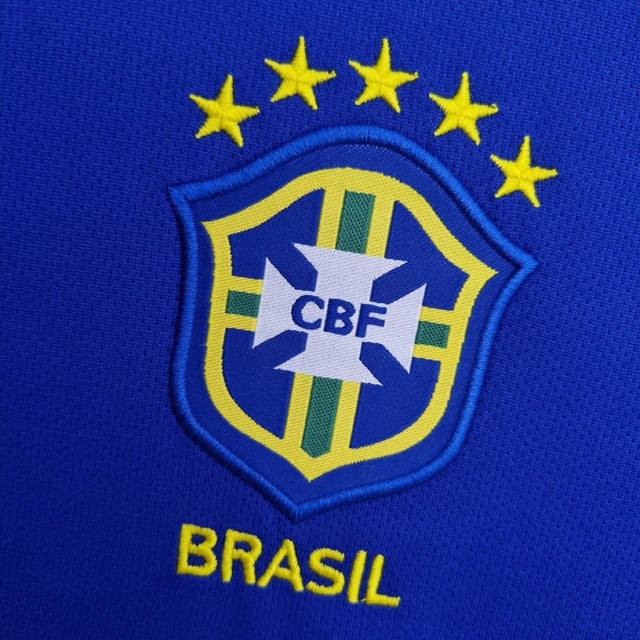 Camisa Brasil Fora 2004 - Versão Retrô Azul