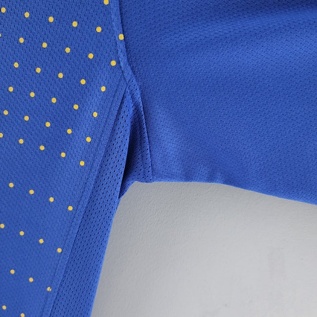 Camisa Brasil Fora 2010/11 - Versão Retrô Azul