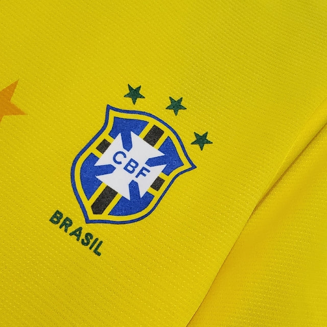 Camisa Brasil Titular 94/95 - Versão Retrô Amarela