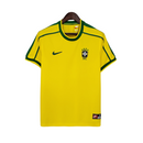 Camisa Brasil Titular 98/99 - Versão Retrô Amarela