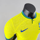 Camisa Brasil Titular 2022 - Versão Jogador Amarela