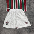 Conjunto Infantil Fluminense Titular 2025/26 - Vinho e Verde