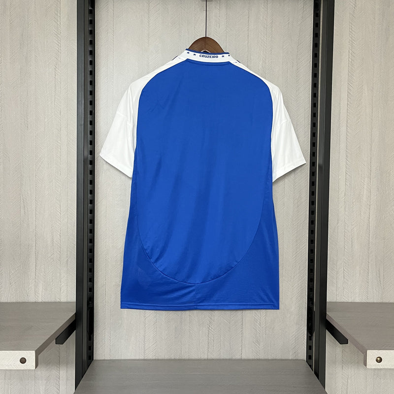 Camisa Cruzeiro Titular 25/26 - Azul e Branco