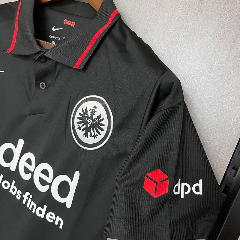 Camisa Frankfurt Fora 25/26 - Preta Polo