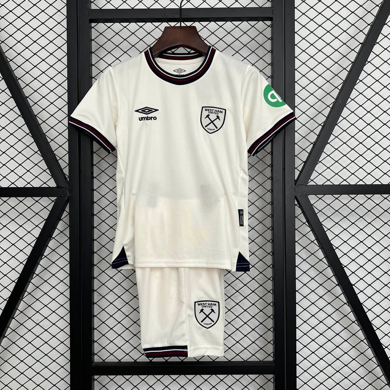 Conjunto West Ham 25/26 - Branca