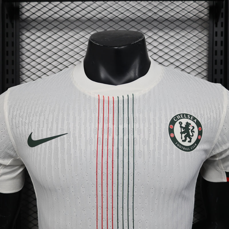 Camisa Chelsea Fora 2025/26 - Versão Jogador Branca