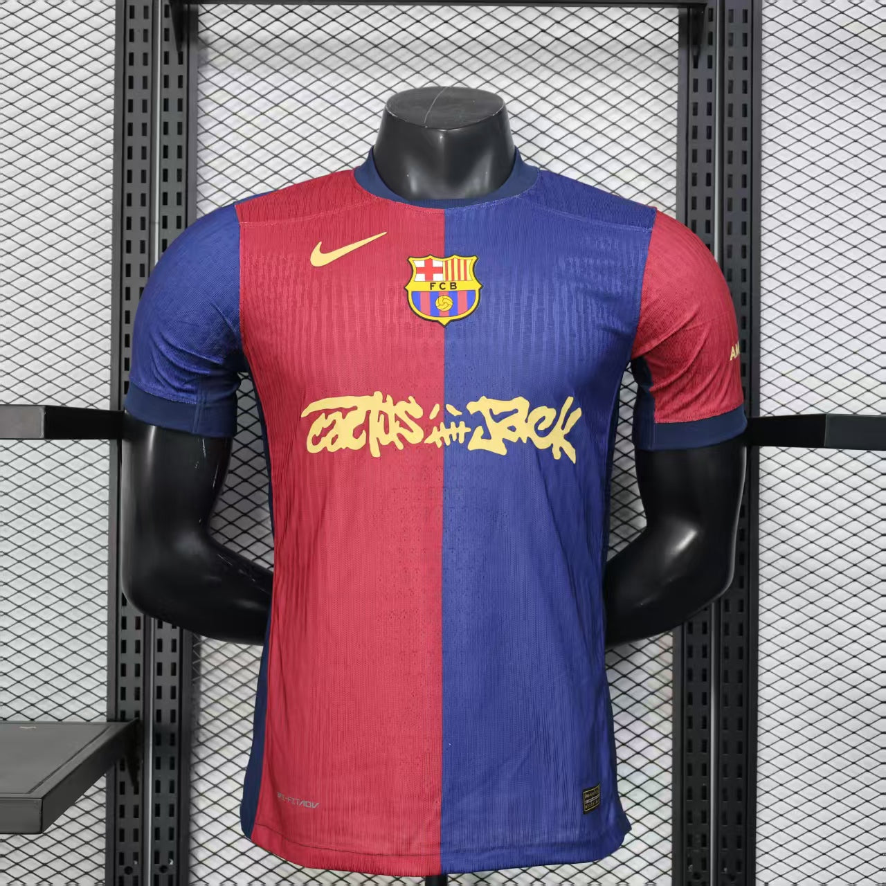 Camisa Barcelona Titular 2024/25 - Versão Jogador Travis Scott Cactus Jack