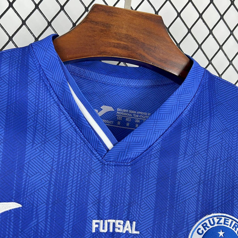 Camisa Cruzeiro Titular 25/26 - Azul Futsal Joma