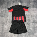 Conjunto Infantil Milan Titular 25/26 - Vermelho e Preto