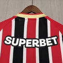 Camisa São Paulo Fora 25/26 - Vermelha Tricolor