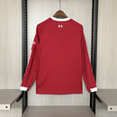 Camisa Liverpool 25/26 - Versão Manga Longa vermelha