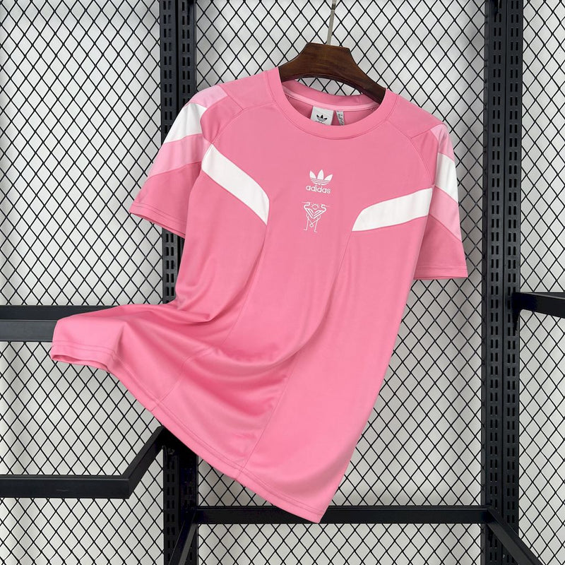 Camisa Inter Miami Casual 25/26 - Rosa Adidas Originals