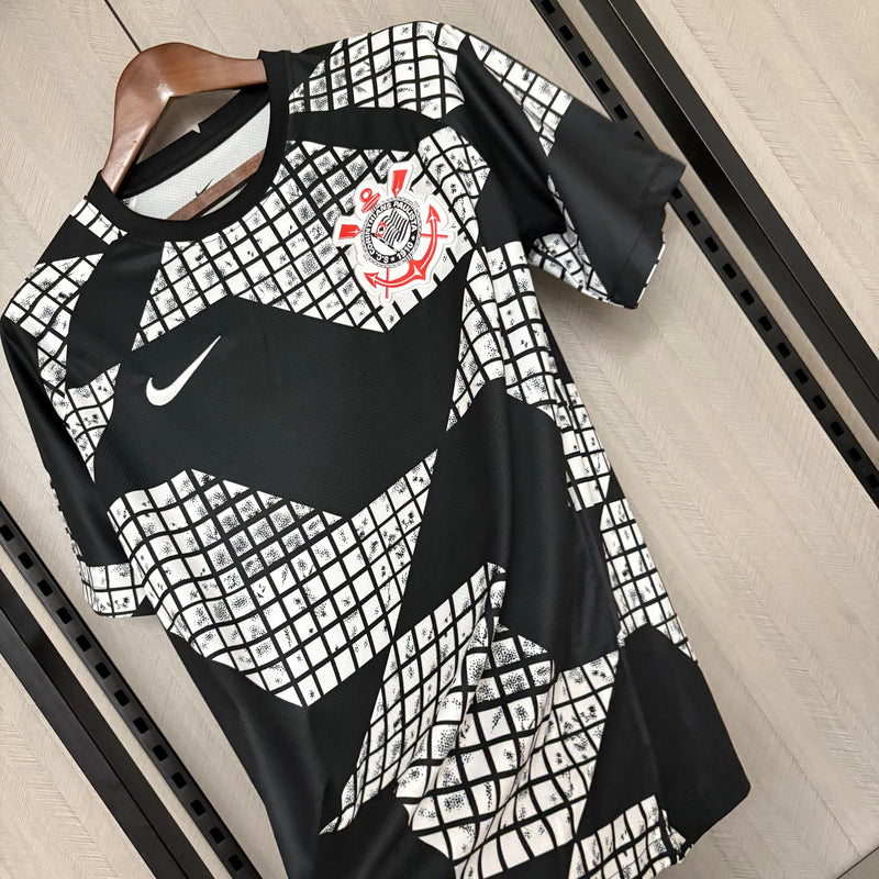 Camisa Corinthians 25/26 - Preta e Branca