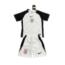 Conjunto Infantil Corinthians Titular 25/26 - Branco