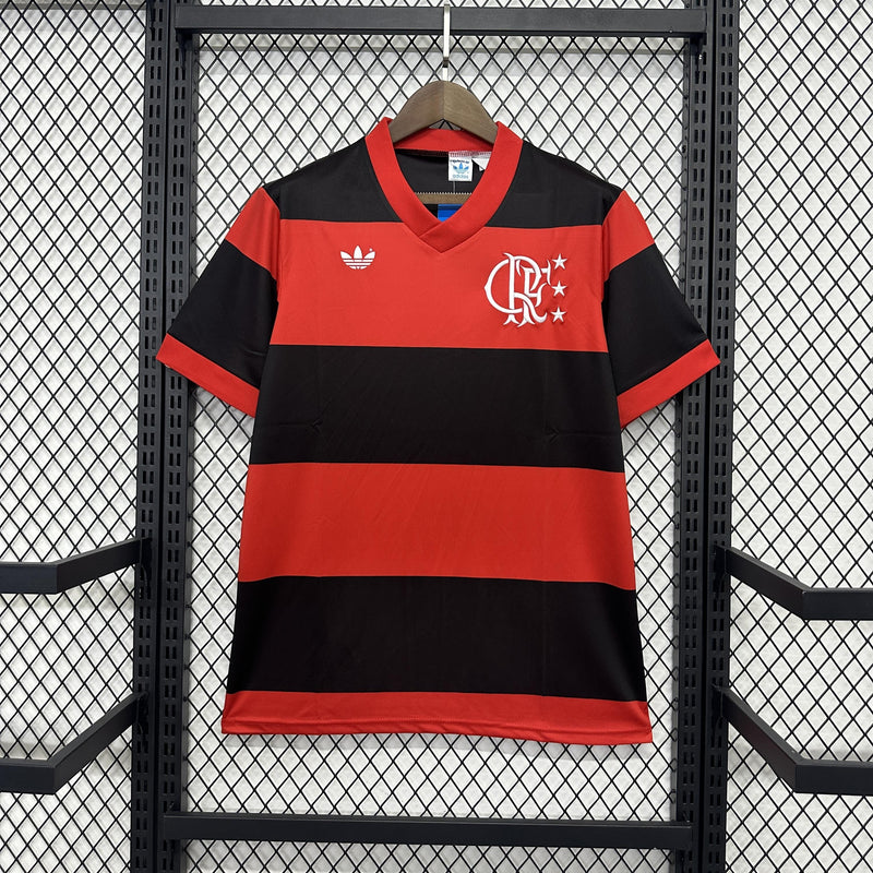 Camisa Flamengo Edição Especial 125th - Versão Retro Vermelho e Preto