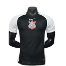 Camisa Corinthians Fora 2025/26 - Versão Jogador Preto e Branco