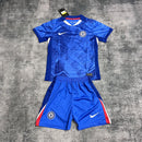 Conjunto Infantil Chelsea Titular 25/26 - Azul