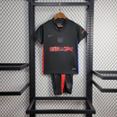 Conjunto Infantil Barcelona Fora - Edição Especial Travis Scott Cactus Jack