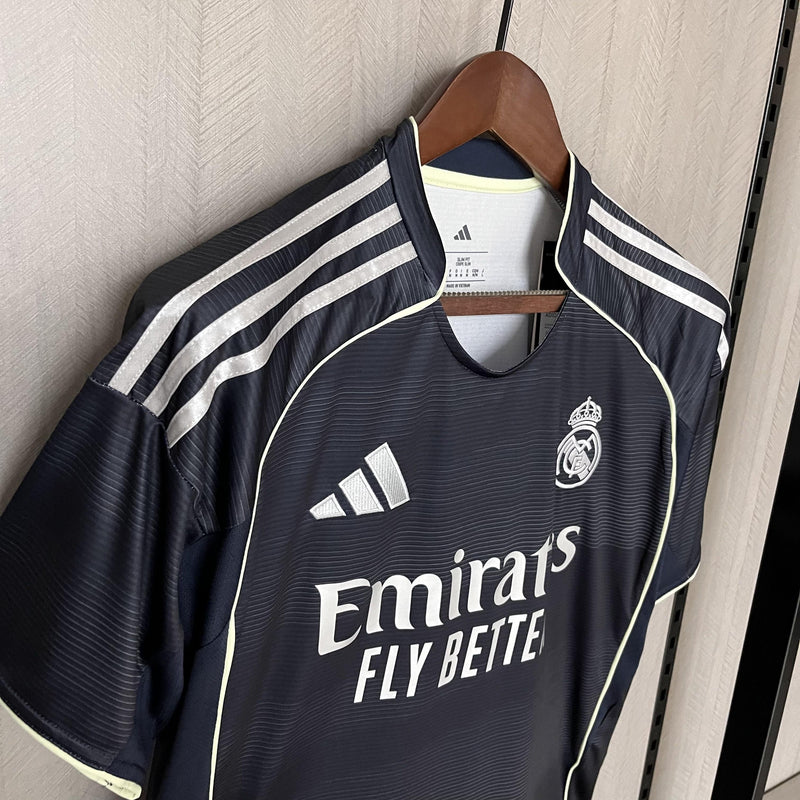 Camisa Real Madrid Fora 25/26 - Cinza