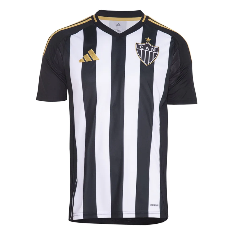 Camisa Galo Titular 25/26 - Preta e Dourado