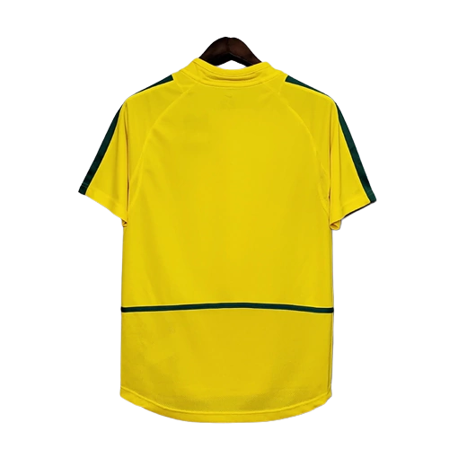Camisa Brasil Titular 2002/03 - Versão Retrô Amarela
