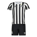 Conjunto Infantil Santos II 24/25 - Branco e Preto