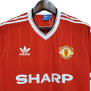 Camisa Manchester United Retrô 1983/1984 Vermelha - Adidas