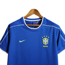 Camisa Brasil Fora 98/99 - Versão Retrô Azul