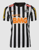 Camisa Santos Nike Fora 2012/13 - Versão Retrô Preta e Branca Listrada Neymar Jr