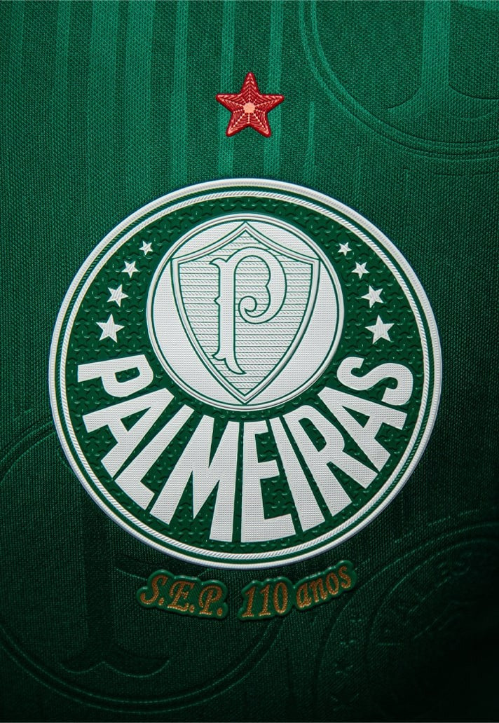 Camisa Palmeiras Titular 24/25 - Verde e Branca